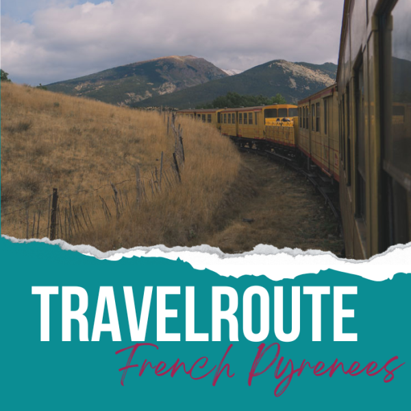 Travel route French Pyrenees