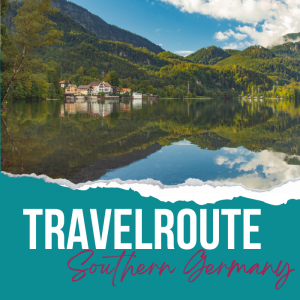 Travel route Southern Germany