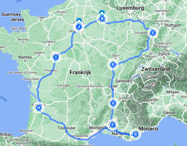 Franse wijn reisroute - Afbeelding 2